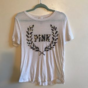 LAST CHANCE VICTORIAS Secret PINK Sequin Tee